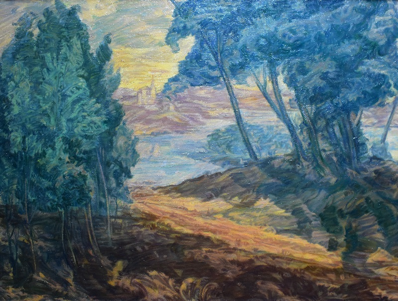 Летний день, художник Степан Климчук, холст, масло, 46x61.5см
