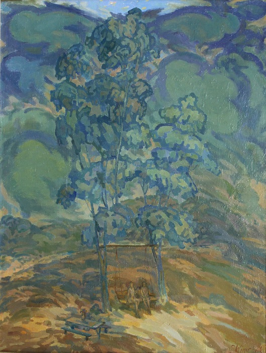 Вечер в Геродах, художник Степан Климчук, холст, масло, 90x70см
